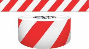 Barrication Tape red & white.